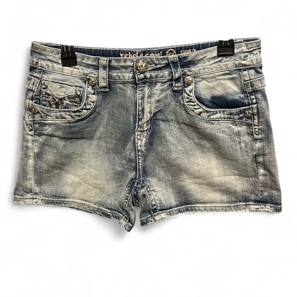 Rebel and soul Distressed Blue Jean Shorts